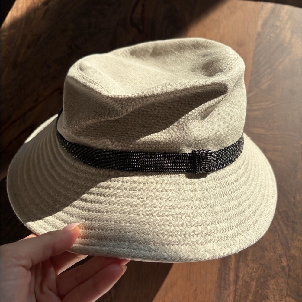 BRUNELLO CUCINELLI linen hat - Picture 6 of 6